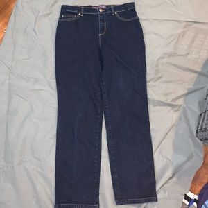 Gloria Vanderbilt Dark Blue Jeans 8 Amanda